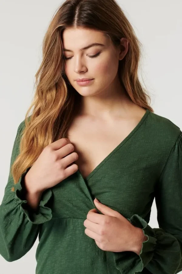 Noppies Shirts | Shirts<Voedingsshirt Kuna - Duck Green