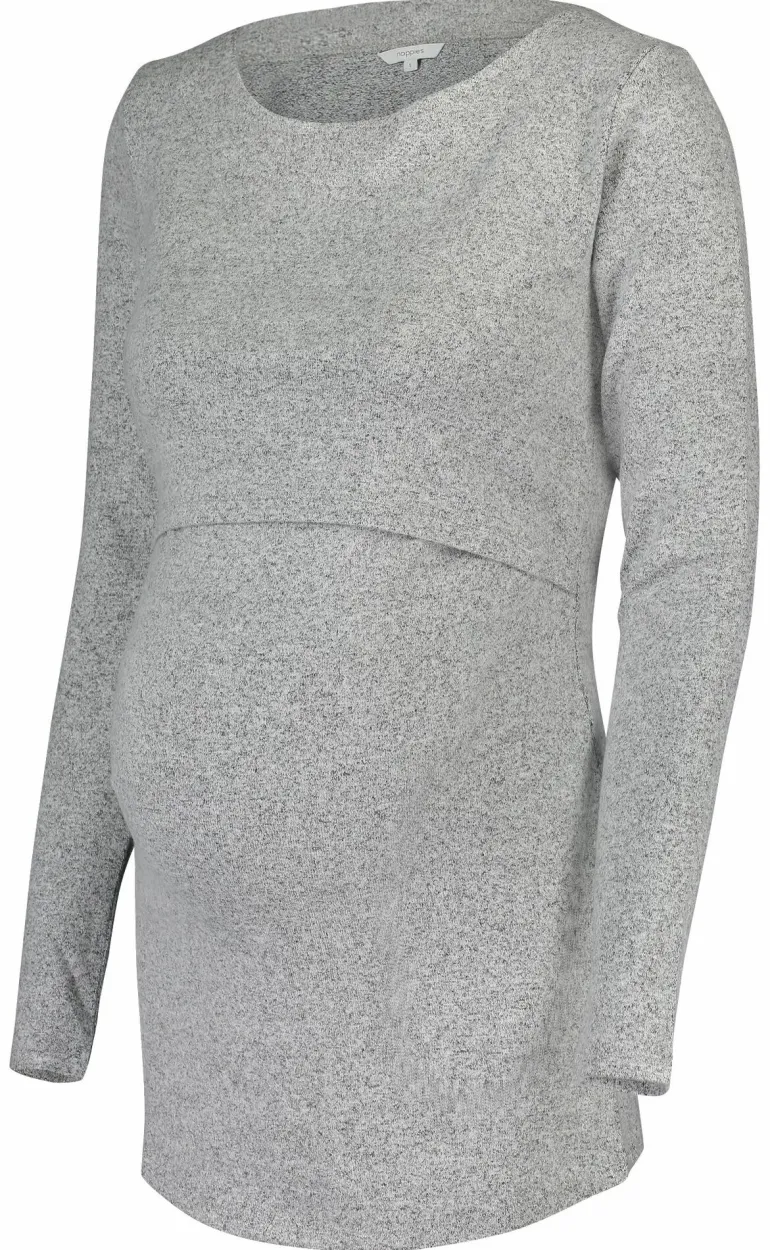 voedingsshirt_lane__grey__4.webp Noppies Shirts<Voedingsshirt Lane - Grey Melange