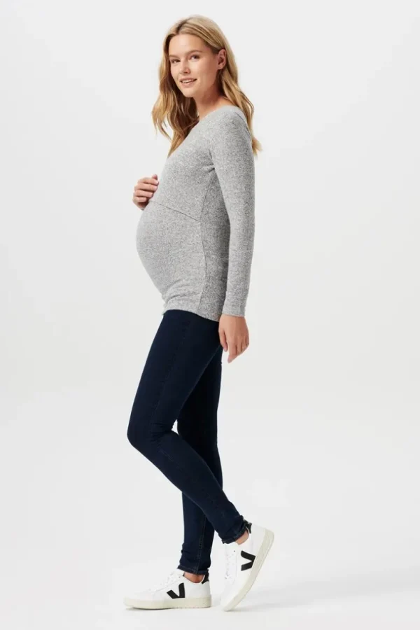 Noppies Shirts<Voedingsshirt Lane - Grey Melange