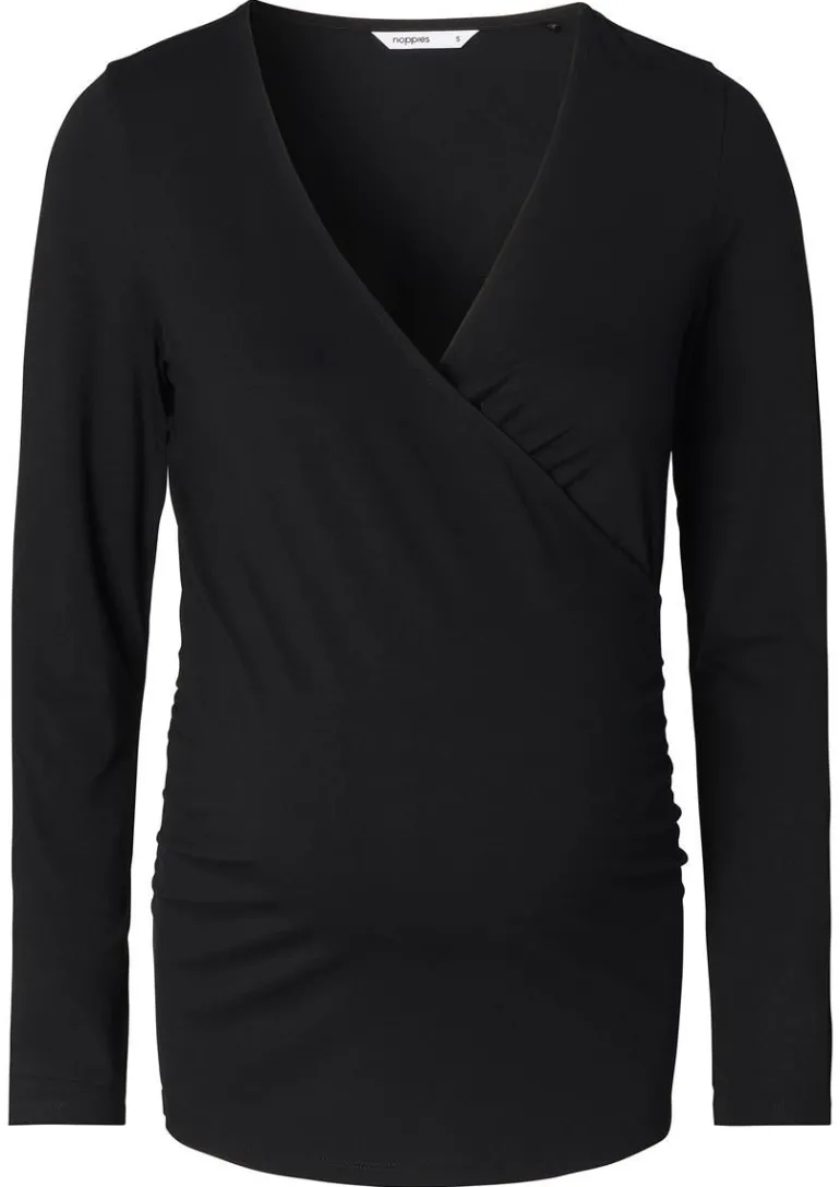 voedingsshirt_langu__blac_2.webp Noppies Shirts | Shirts<Voedingsshirt Langu - Black