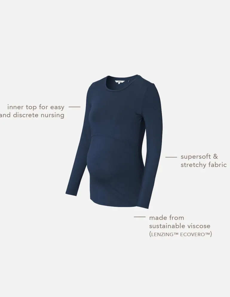 voedingsshirt_nore__night_6.webp Noppies Shirts | Shirts<Voedingsshirt Nore - Night