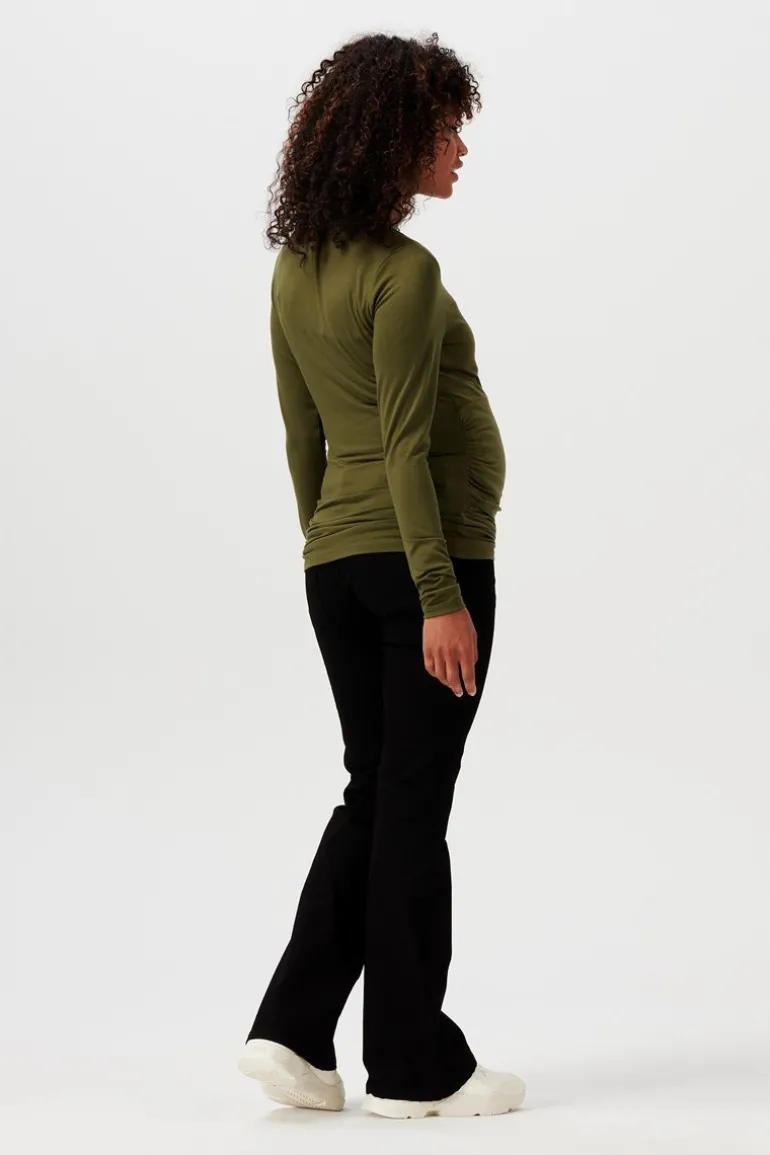 voedingsshirt_odellal__da_8.webp Noppies Shirts | Shirts<Voedingsshirt Odellal - dark olive