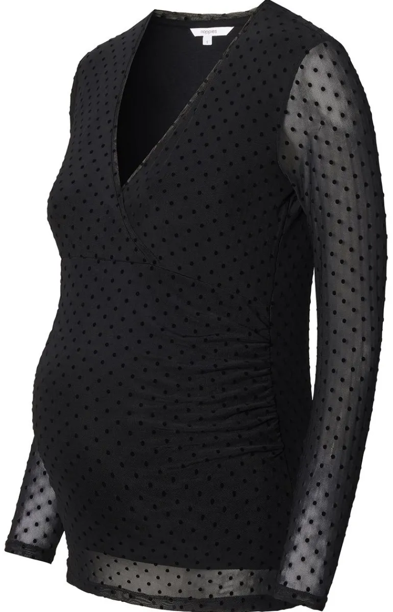 voedingsshirt_olean__blac_13.webp Noppies Shirts | Shirts<Voedingsshirt Olean - Black