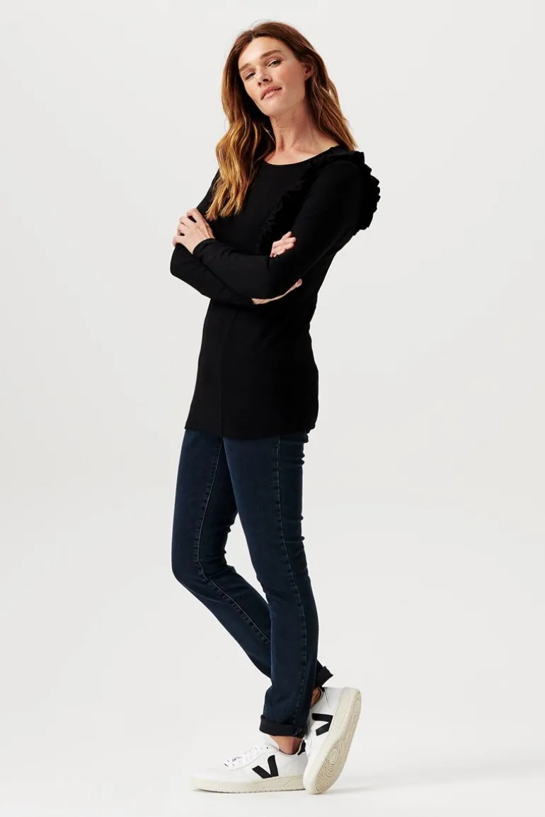 voedingsshirt_pierson__bl_16.webp Noppies Shirts | Shirts<Voedingsshirt Pierson - Black
