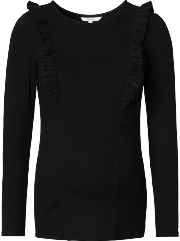 Noppies Shirts | Shirts<Voedingsshirt Pierson - Black