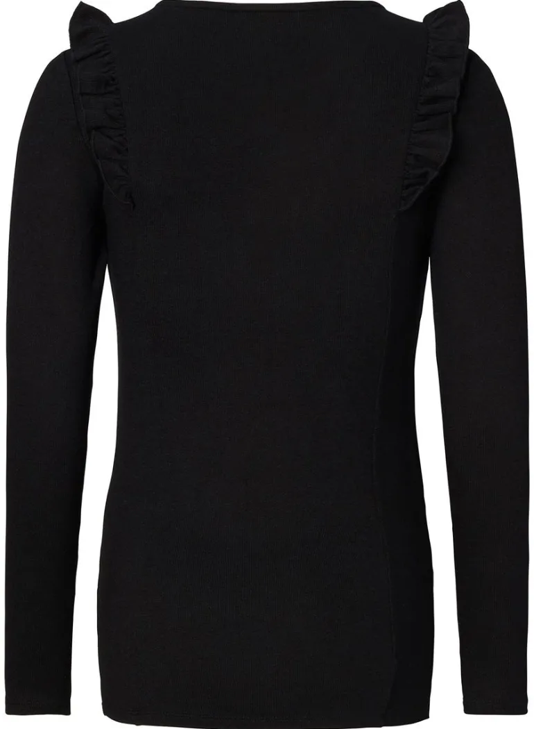 voedingsshirt_pierson__bl_3.webp Noppies Shirts | Shirts<Voedingsshirt Pierson - Black
