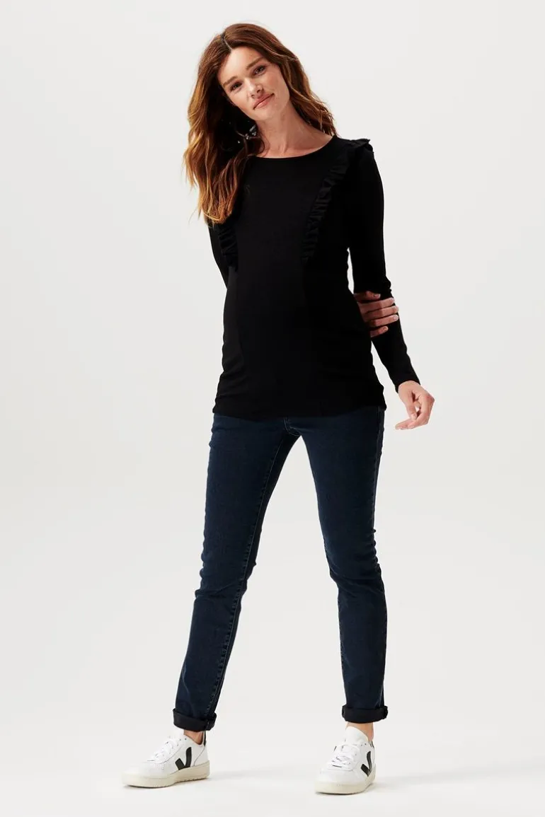 voedingsshirt_pierson__bl_9.webp Noppies Shirts | Shirts<Voedingsshirt Pierson - Black