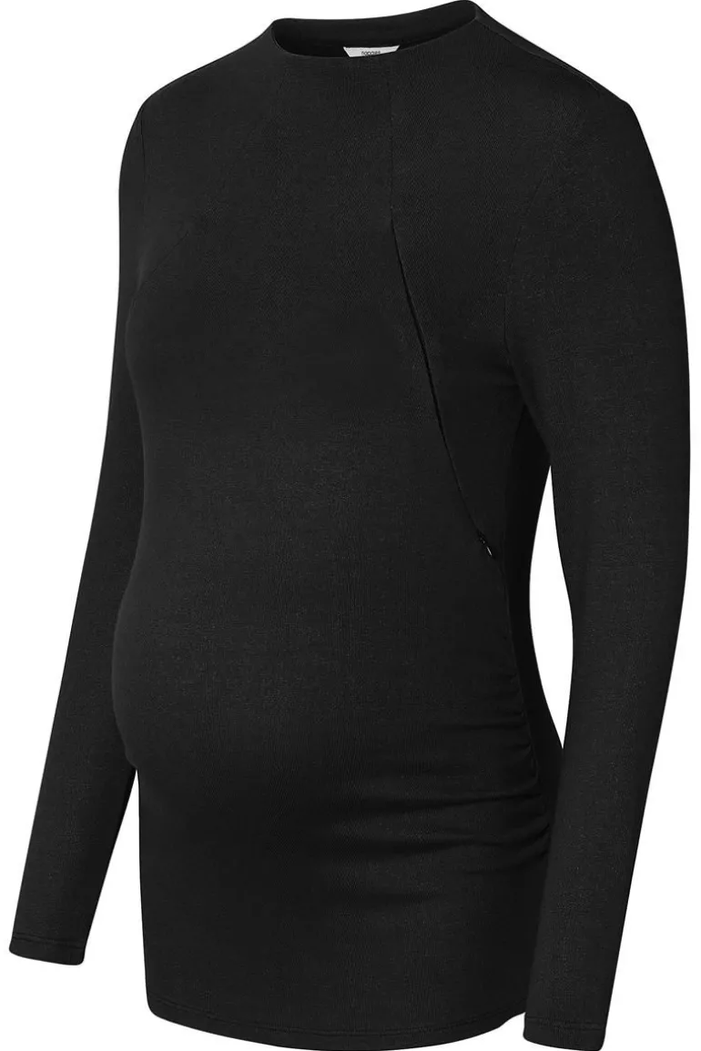 voedingsshirt_rosa__black_11.webp Noppies Shirts | Shirts<Voedingsshirt Rosa - Black