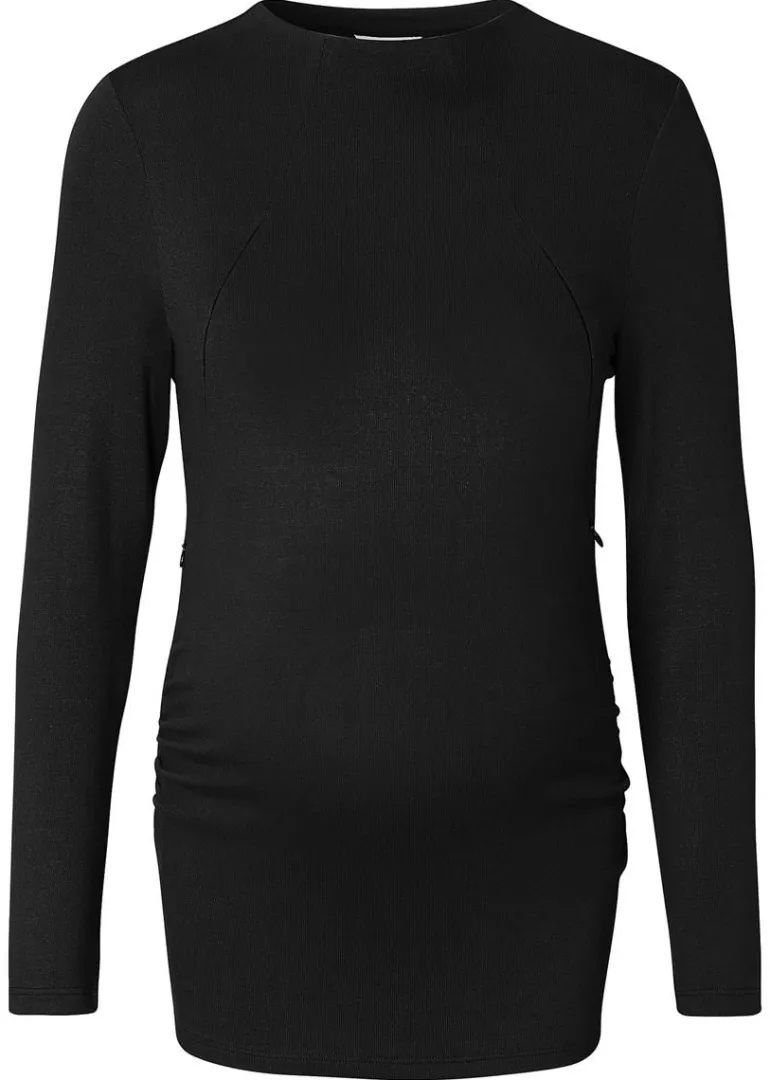 voedingsshirt_rosa__black_9.webp Noppies Shirts | Shirts<Voedingsshirt Rosa - Black