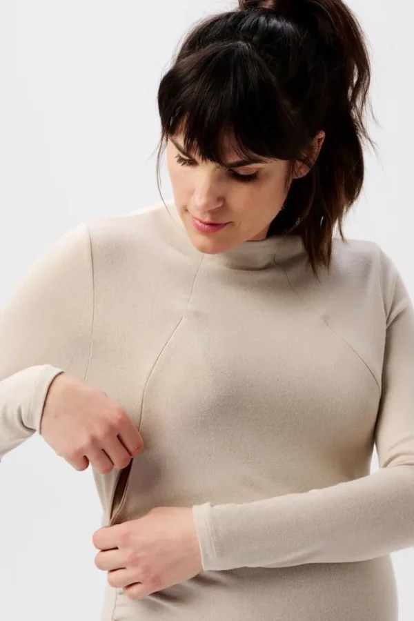 Noppies Shirts | Shirts<Voedingsshirt Rosa - Light Sand