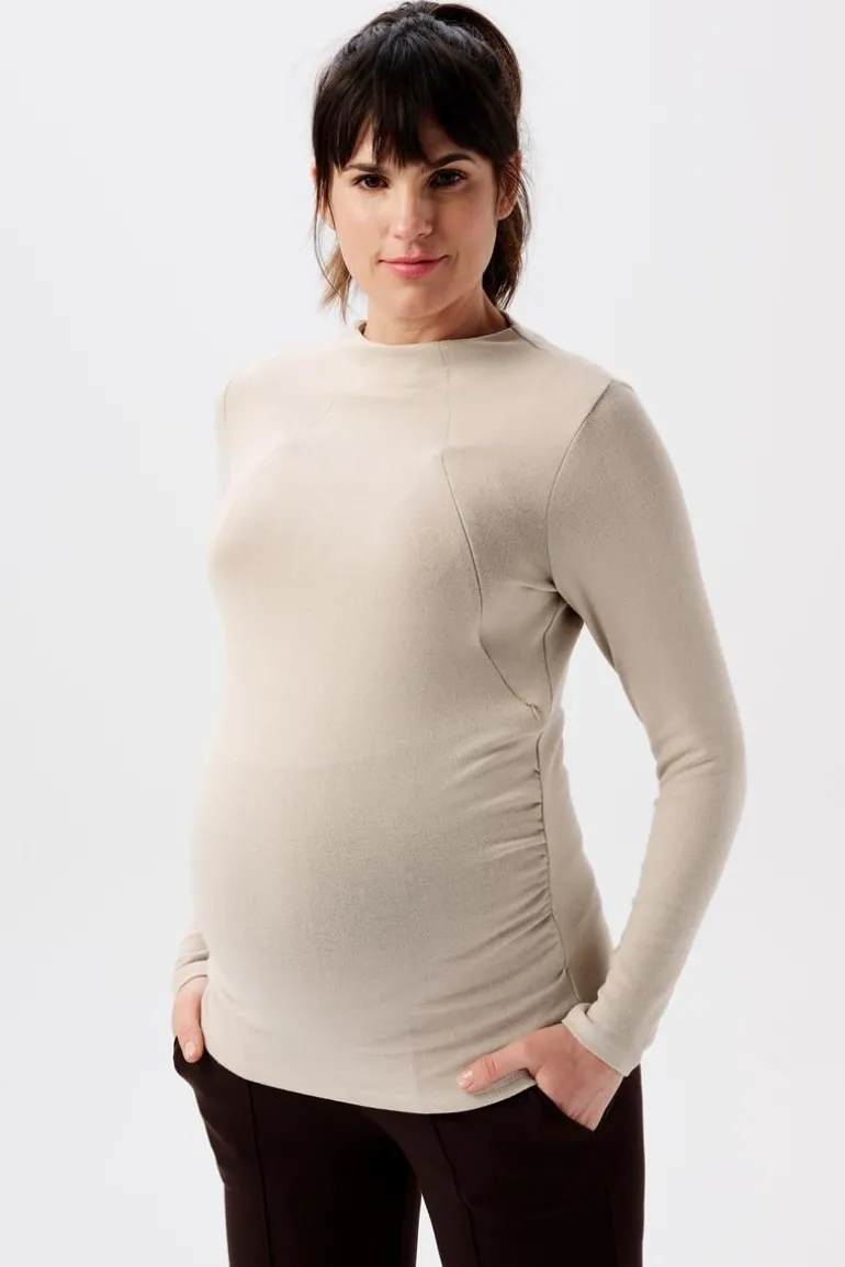 voedingsshirt_rosa__light_7.webp Noppies Shirts | Shirts<Voedingsshirt Rosa - Light Sand