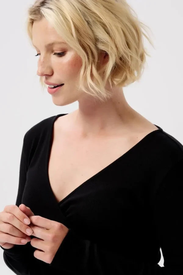 Noppies Shirts | Shirts<Voedingsshirt Sara - Black