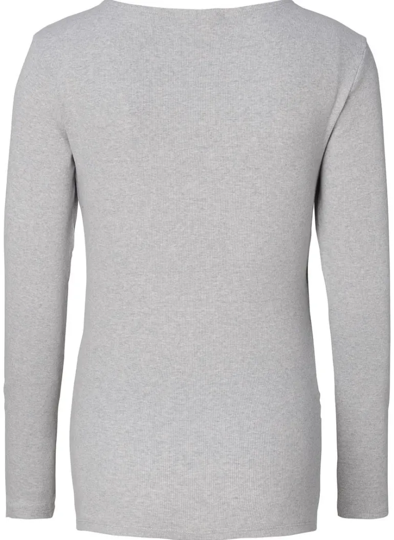 voedingsshirt_sara__grey__10.webp Noppies Shirts | Shirts<Voedingsshirt Sara - Grey Melange