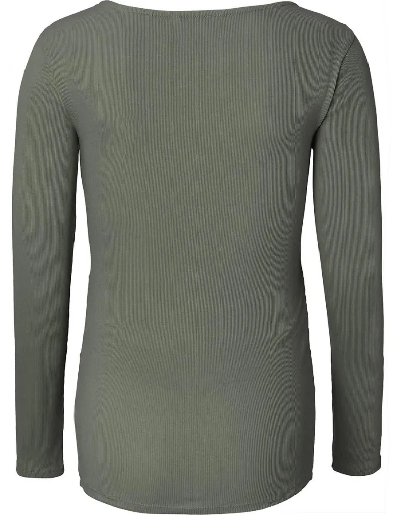 voedingsshirt_sara__olive_9.webp Noppies Shirts | Shirts<Voedingsshirt Sara - Olive