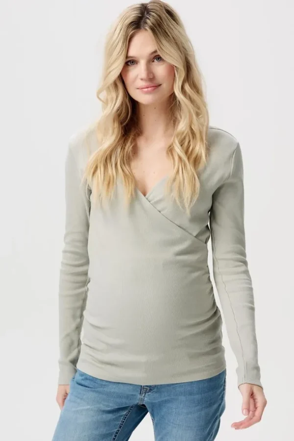 Noppies Shirts | Shirts<Voedingsshirt Sara - Pigeon