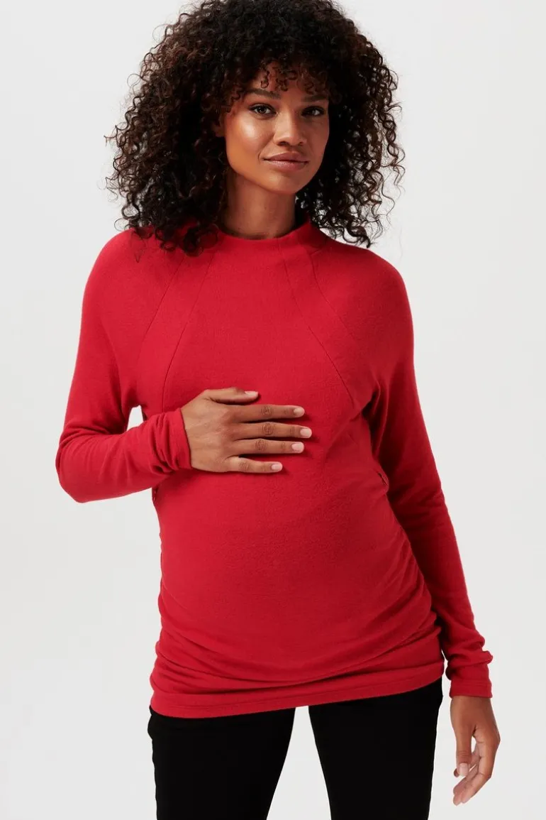 voedingsshirt_sebring__je_0.webp Noppies Shirts | Shirts<Voedingsshirt Sebring - jester red