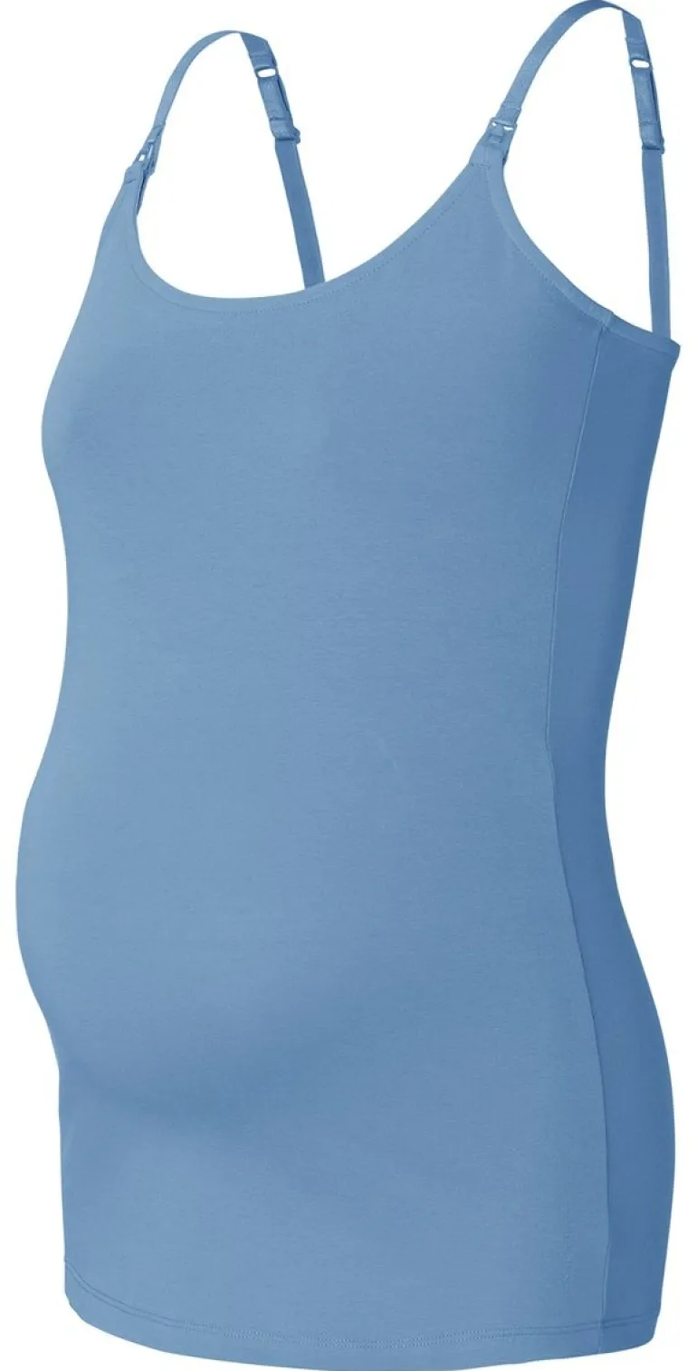 voedingstop__blue_12.webp Noppies Tops | Tops<Voedingstop - Blue