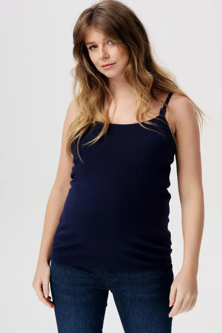 voedingstop__dark_navy_7.webp Noppies Tops | Tops<Voedingstop - Dark Navy