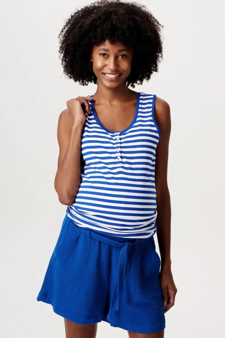 voedingstop__electric_blu_0-1.webp Noppies Tops | Tops<Voedingstop - Electric Blue