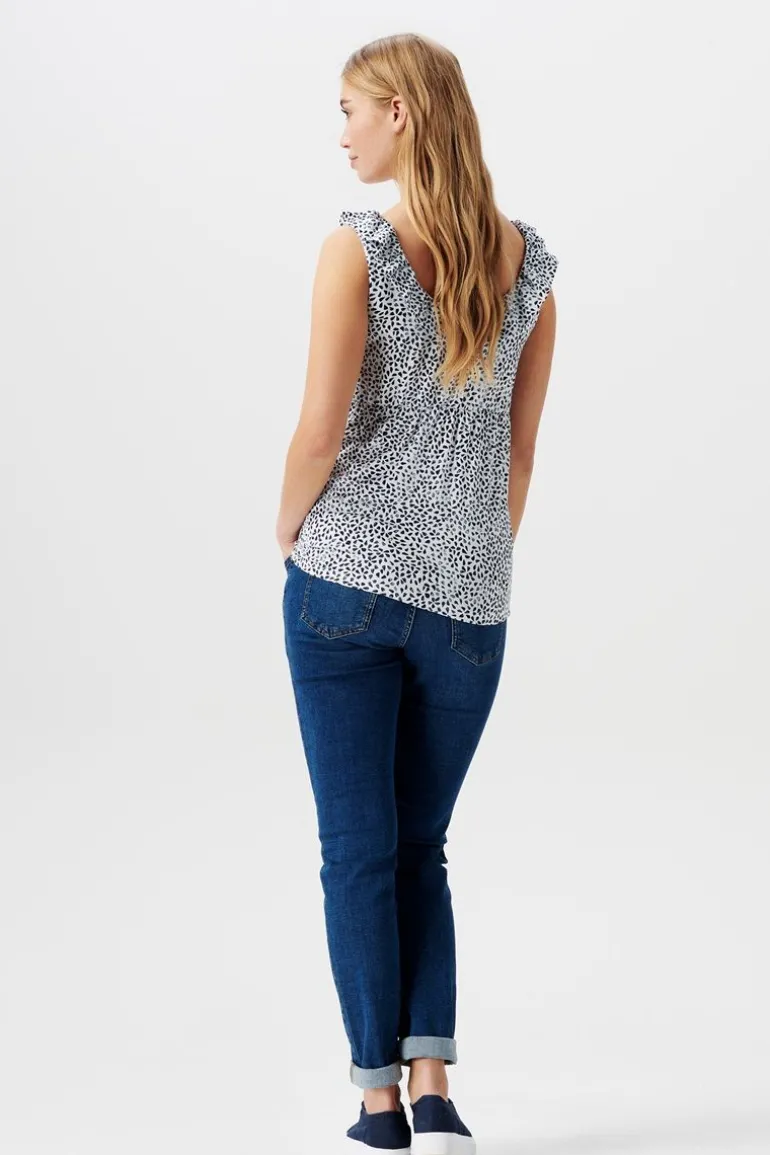 voedingstop__smoke_blue_7.webp Noppies Tops | Tops<Voedingstop - Smoke Blue