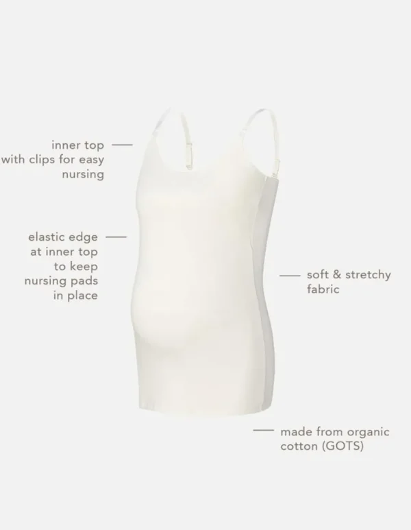Noppies Tops | Tops<Voedingstop Ara - Cream