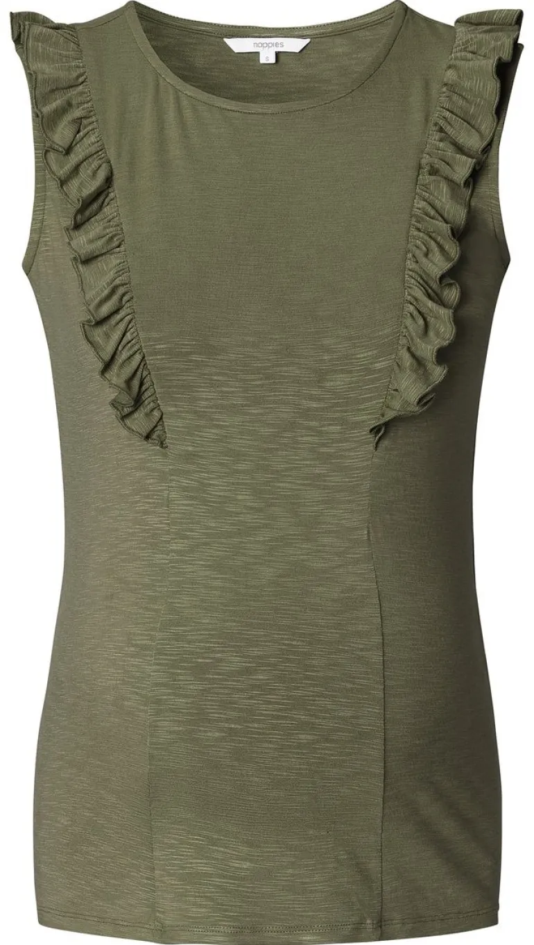voedingstop_blois__dusty__2.webp Noppies Tops | Tops<Voedingstop Blois - Dusty Olive