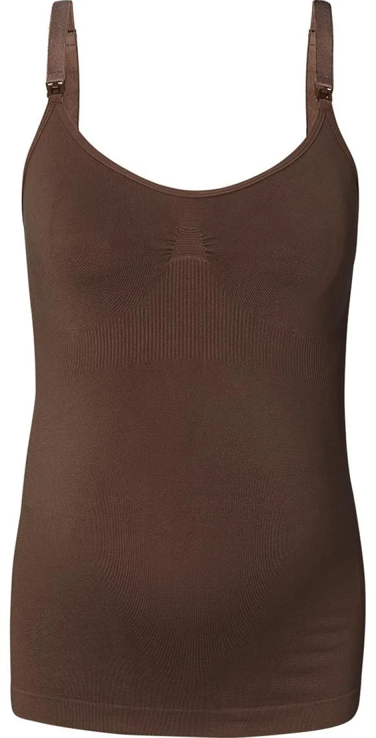 voedingstop_evi_sensil_br_2-1.webp Noppies Tops | Tops<Voedingstop Evi Sensil® Breeze - Coffee Bean
