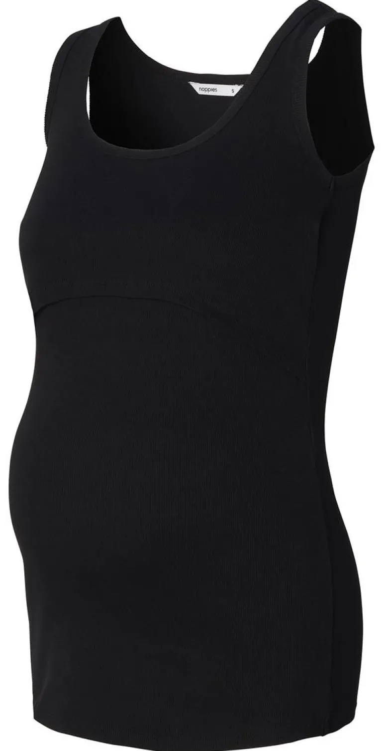 voedingstop_jamee__black_11.webp Noppies Tops | Tops<Voedingstop Jamee - Black