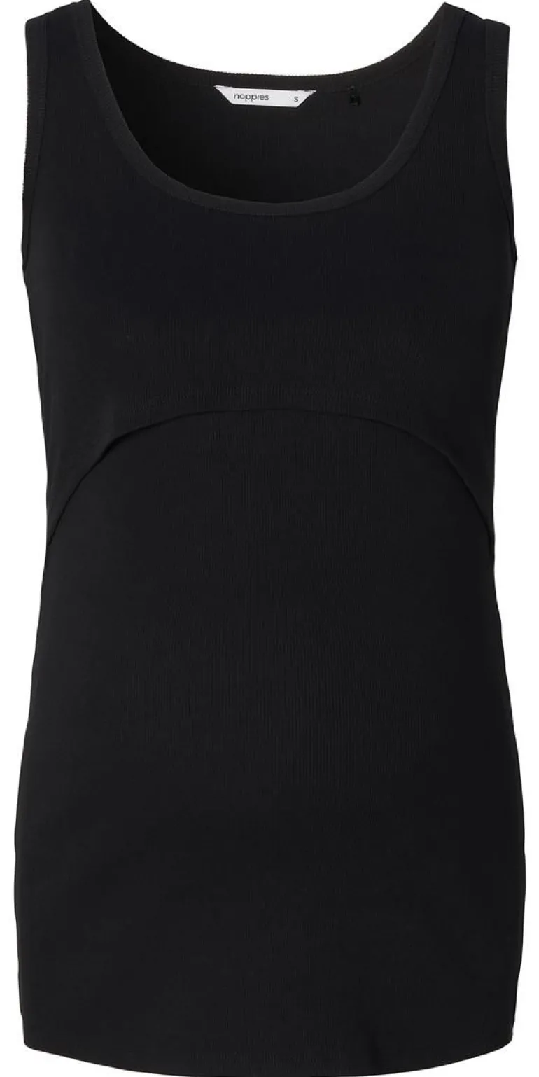 voedingstop_jamee__black_2.webp Noppies Tops | Tops<Voedingstop Jamee - Black