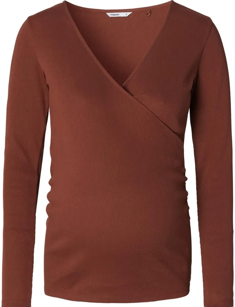 voedingstop_sara__cappuci_8.webp Noppies Tops | Tops<Voedingstop Sara - Cappucino