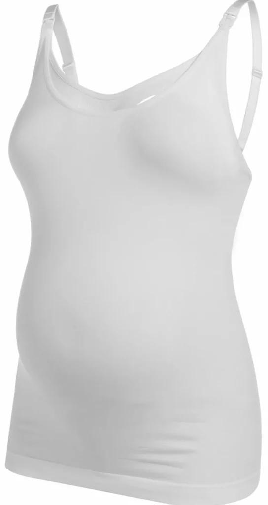 Noppies Tops<Voedingstop Seamless - White