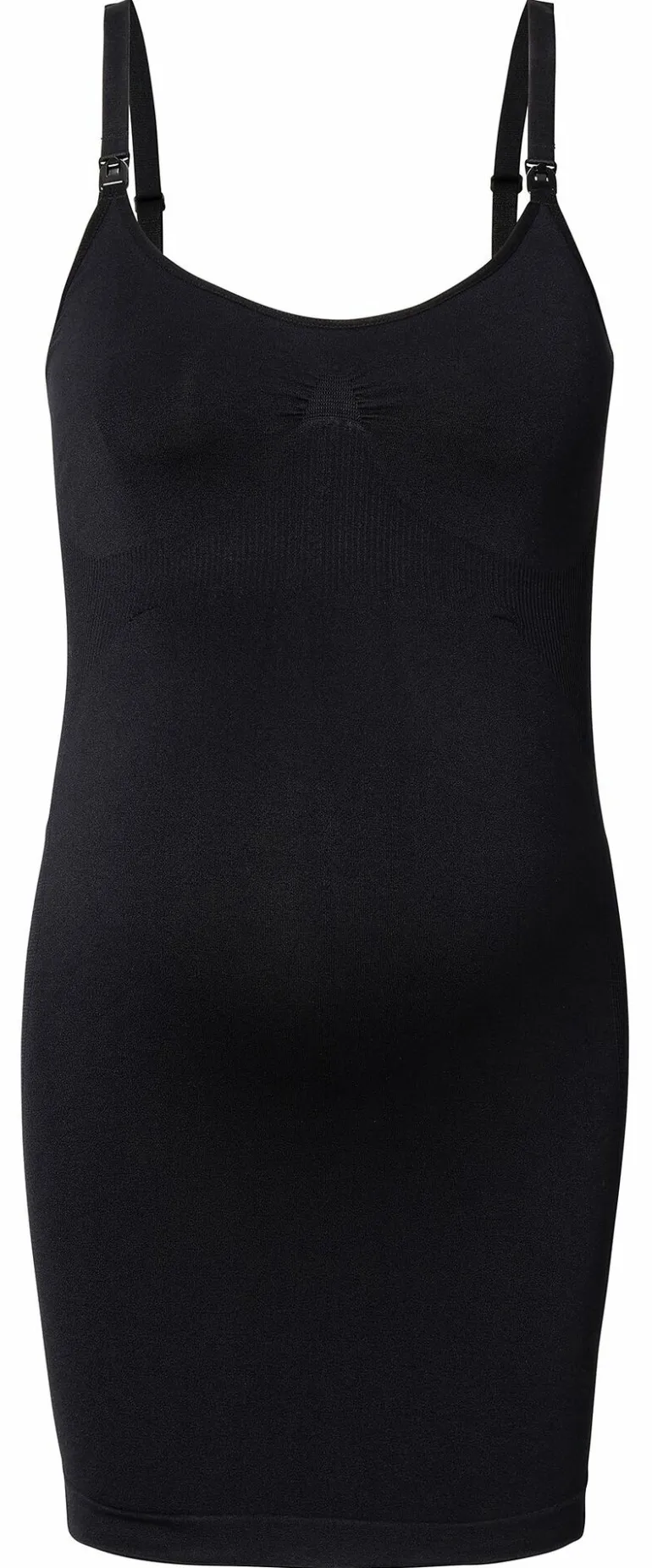 voedingstop_seamless_nurs_2.webp Noppies Tops | Tops<Voedingstop Seamless Nursing Dress - Black