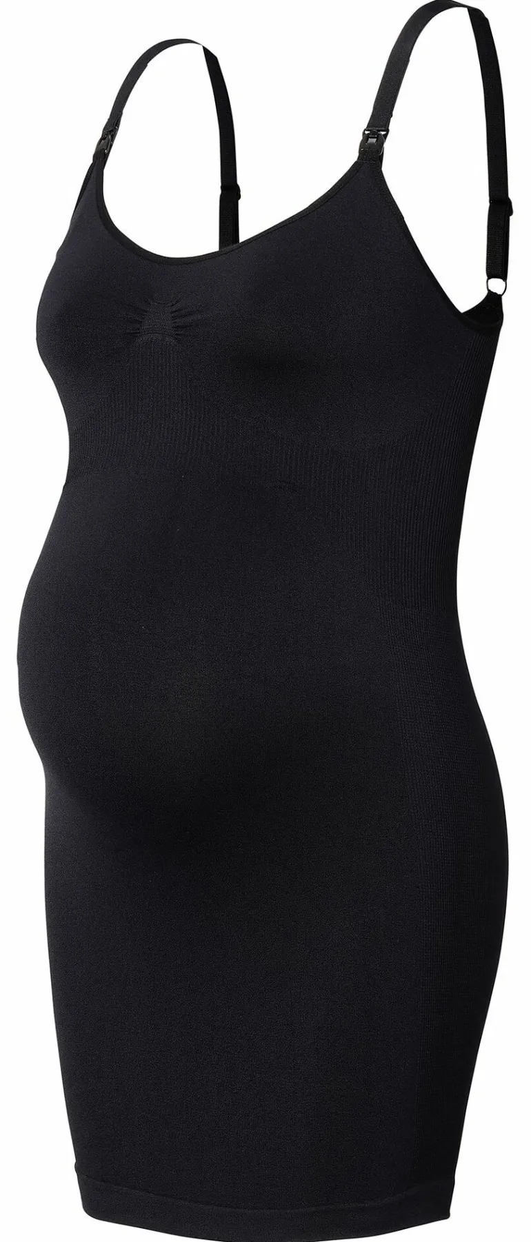voedingstop_seamless_nurs_7.webp Noppies Tops | Tops<Voedingstop Seamless Nursing Dress - Black