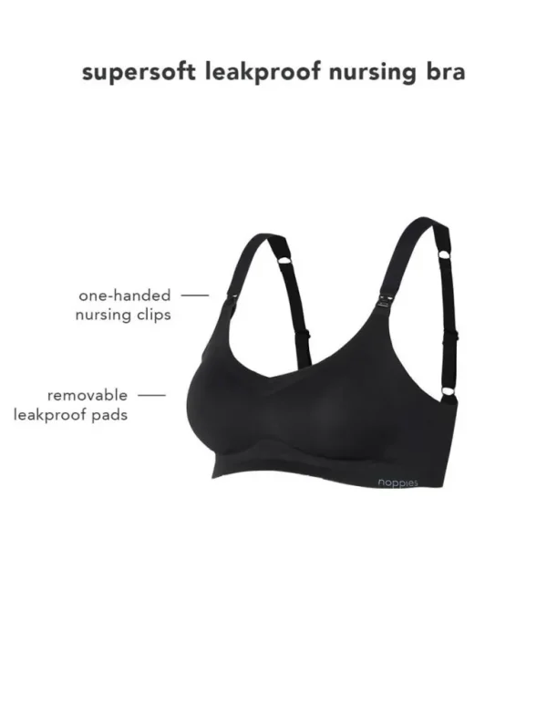 Noppies Bh's | Bh's<Voorgevormde Voedingsbh Zia Leakproof - Black