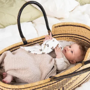 Noppies Dekens | Babykamer<Wieg Deken Melange Knit 75x100 Cm - Oxford Tan