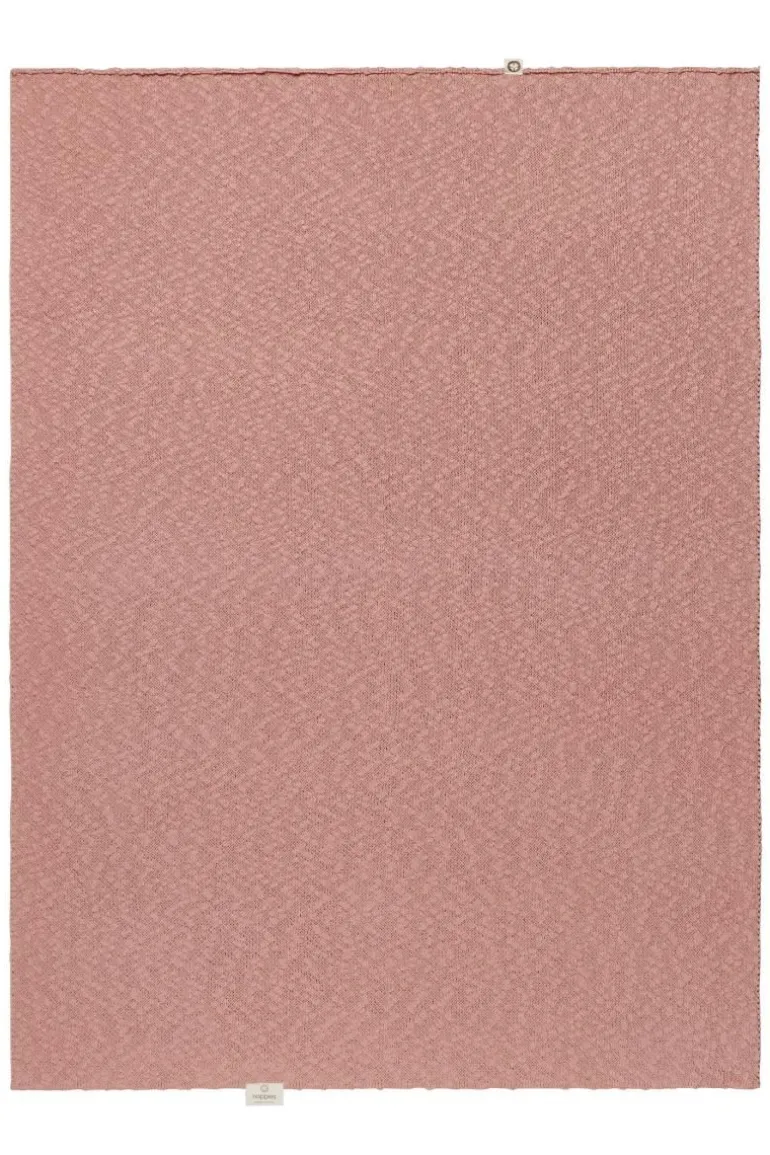 wieg_deken_melange_knit_x_7-1.webp Noppies Dekens | Babykamer<Wieg Deken Melange Knit 75x100 Cm - Misty Rose