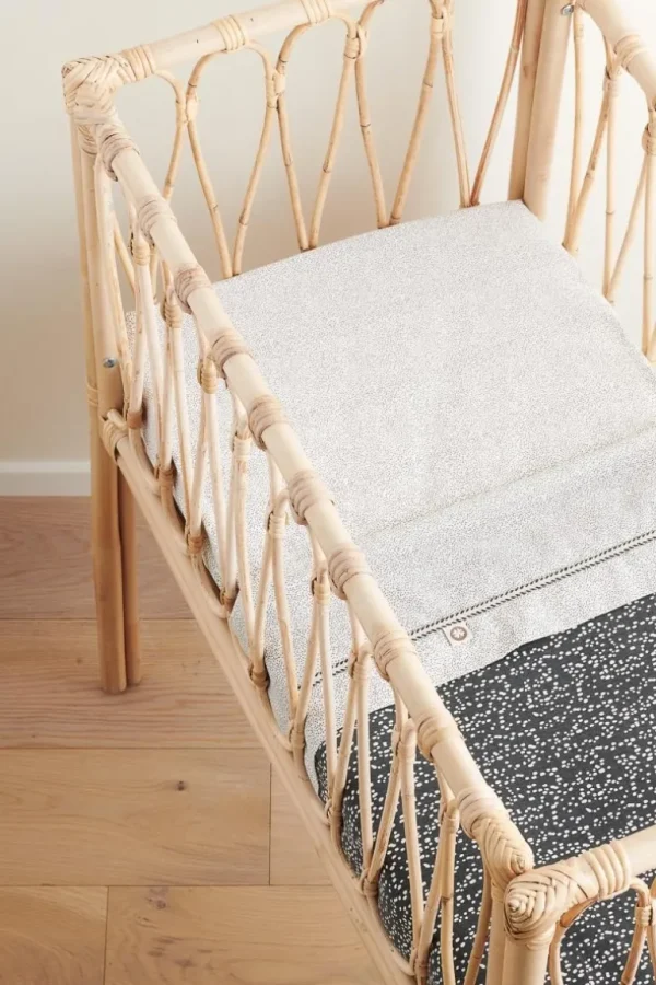 Noppies Dekens | Babykamer<Wieg Deken Teddy Fancy Dot 75x100 Cm - Forged Iron