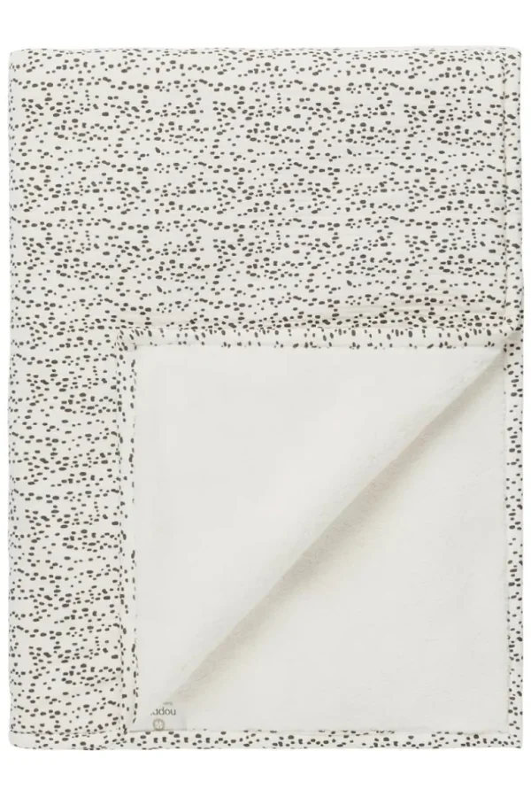 Noppies Dekens | Babykamer<Wieg Deken Teddy Fancy Dot 75x100 Cm - Jet Stream