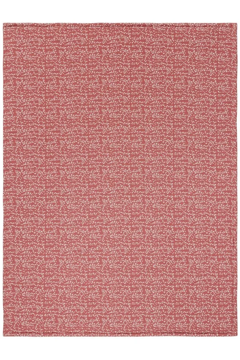 wieg_deken_teddy_fancy_do_9-1.webp Noppies Dekens | Babykamer<Wieg Deken Teddy Fancy Dot 75x100 Cm - Brick Dust