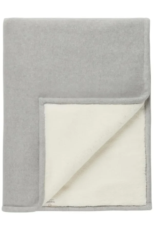 Noppies Dekens | Babykamer<Wieg Deken Teddy Fantasy Fleece 75x100 Cm - Grey Melange
