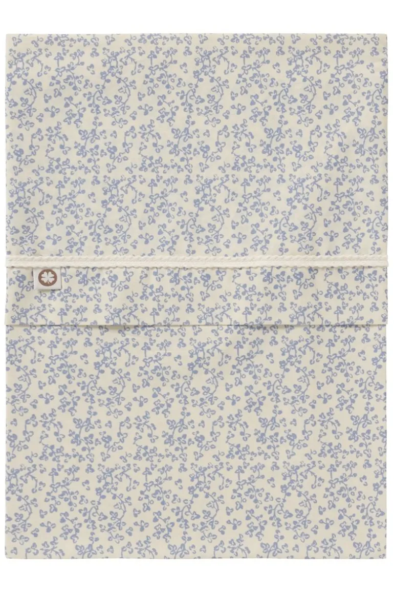 wieg_laken_botanical_crib_4-1.webp Noppies Lakens | Babykamer<Wieg Laken Botanical Crib Sheet - Colony Blue