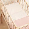 Noppies Lakens | Babykamer<Wieg Laken Botanical 80x100 Cm - Misty Rose