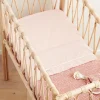 Noppies Lakens | Babykamer<Wieg Laken Teddy Fancy Dot Crib Blanket - Brick Dust