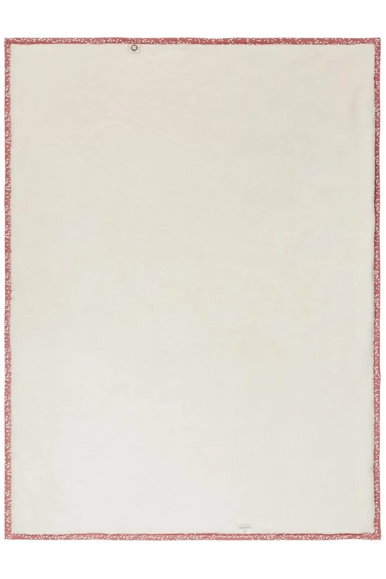 wieg_laken_teddy_fancy_do_2-1.webp Noppies Lakens | Babykamer<Wieg Laken Teddy Fancy Dot Crib Blanket - Brick Dust