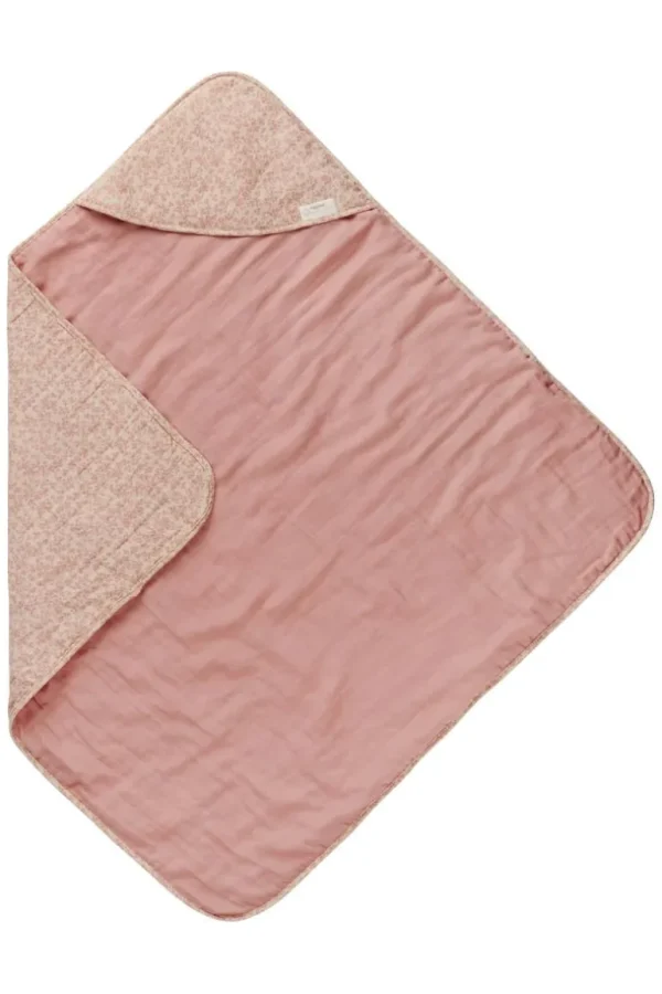 Noppies Badcapes & Wikkeldoeken | Onderweg<Wikkeldoek Botanical 100x100 Cm - Misty Rose