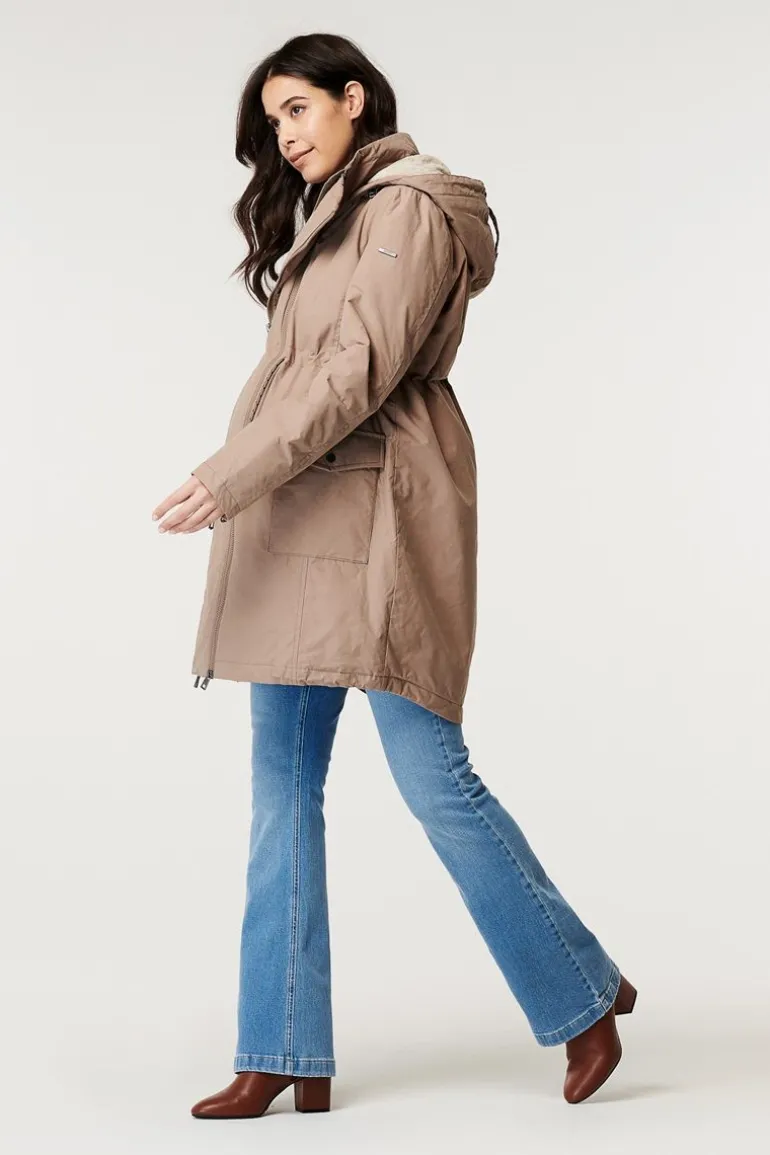 winterjas__taupe_grey_5.webp Noppies Jassen & Blazers<Winterjas - Taupe Grey