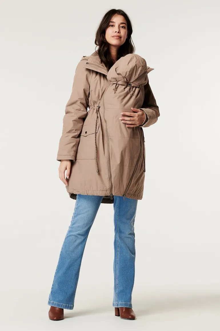 winterjas__taupe_grey_6.webp Noppies Jassen & Blazers<Winterjas - Taupe Grey