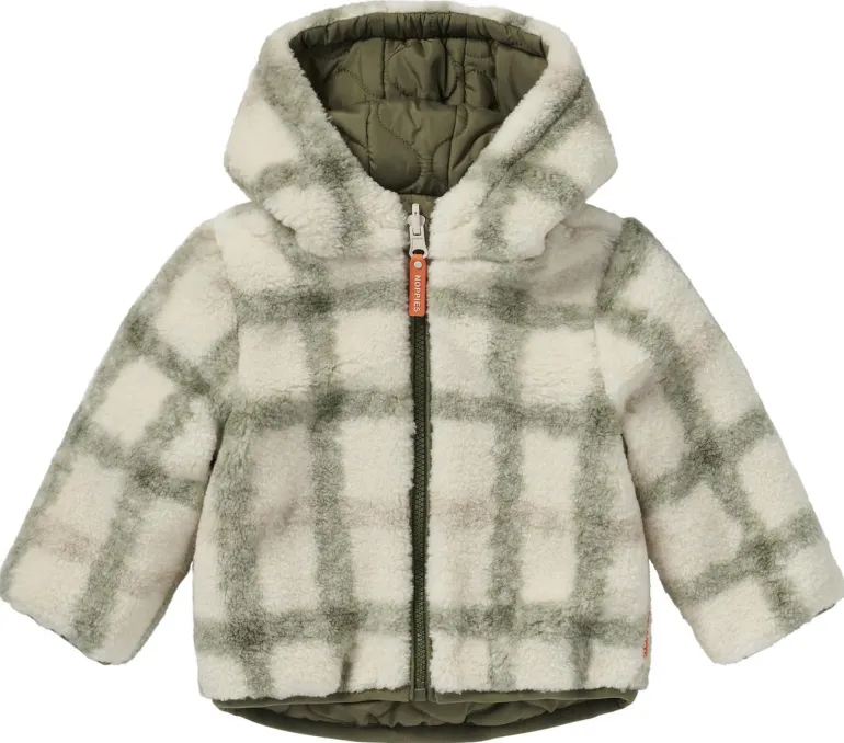 winterjas_galar__reversib_9.webp Noppies Jassen<Winterjas Galar - Reversible - Dusty Olive