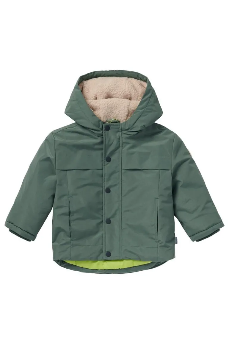 winterjas_gamones__uni_gr_5.webp Noppies Jassen<Winterjas Gamones - Uni Green