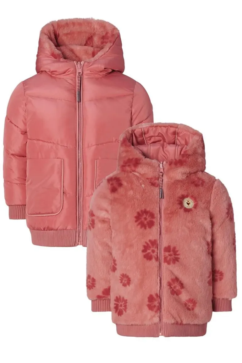 winterjas_jishou__reversi_11.webp Noppies Jassen<Winterjas Jishou - Reversible - Dusty Rose